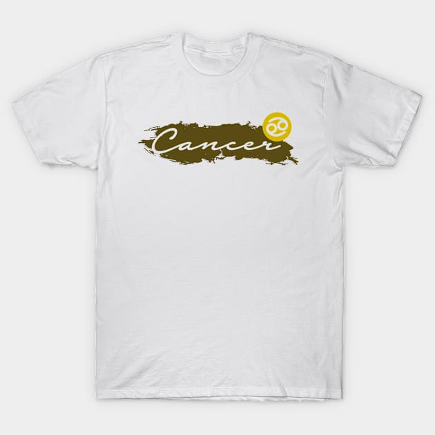 Cancer Horoscope T-Shirt by creative words